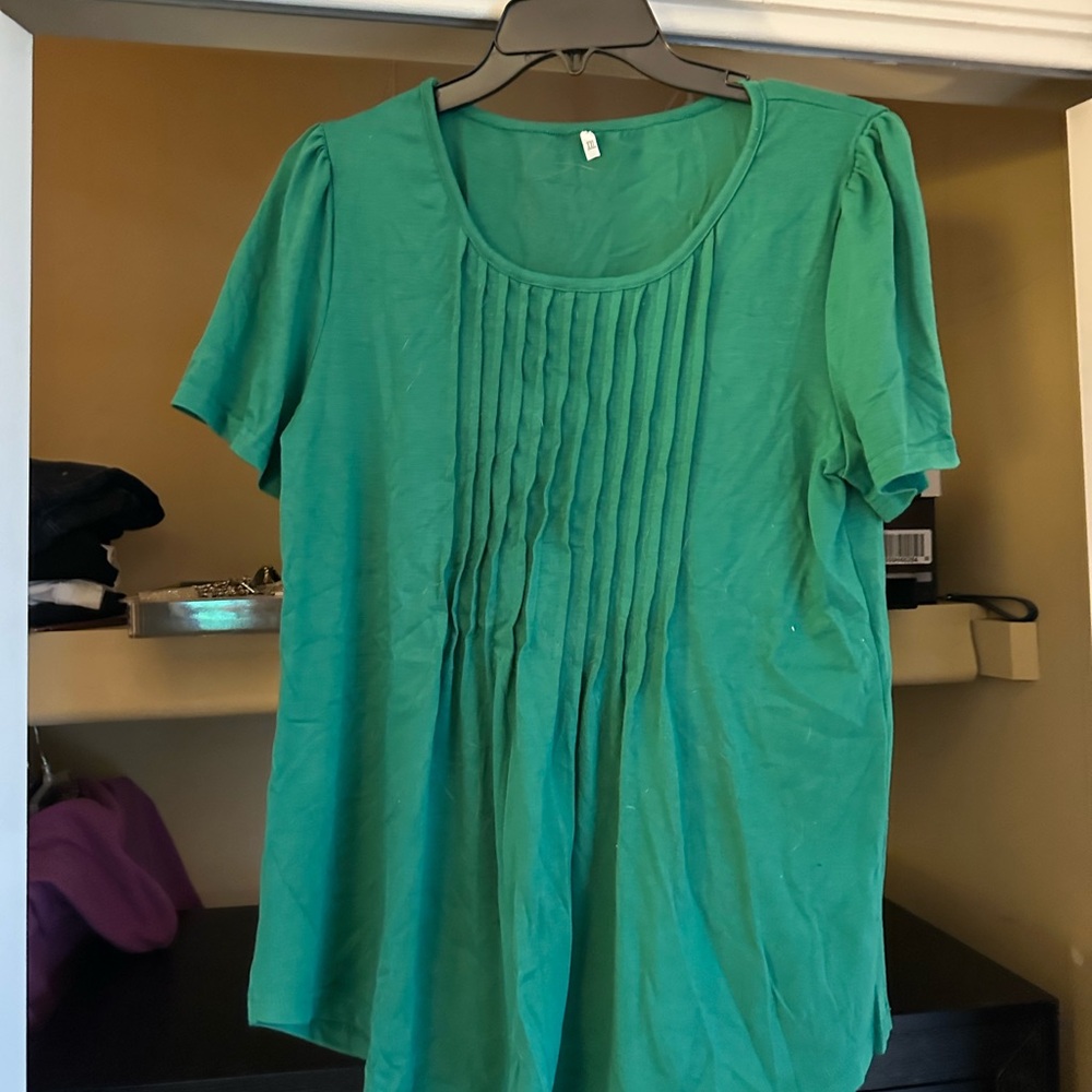 Green Women's Top
